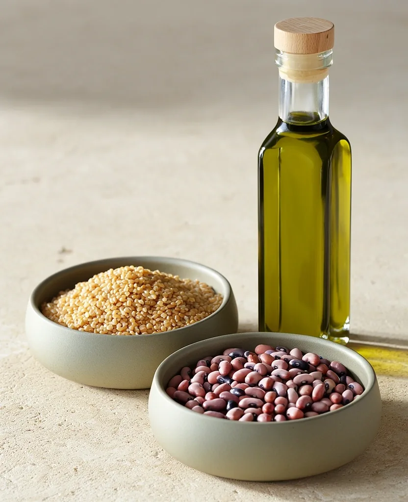 Mediterranean pantry staples