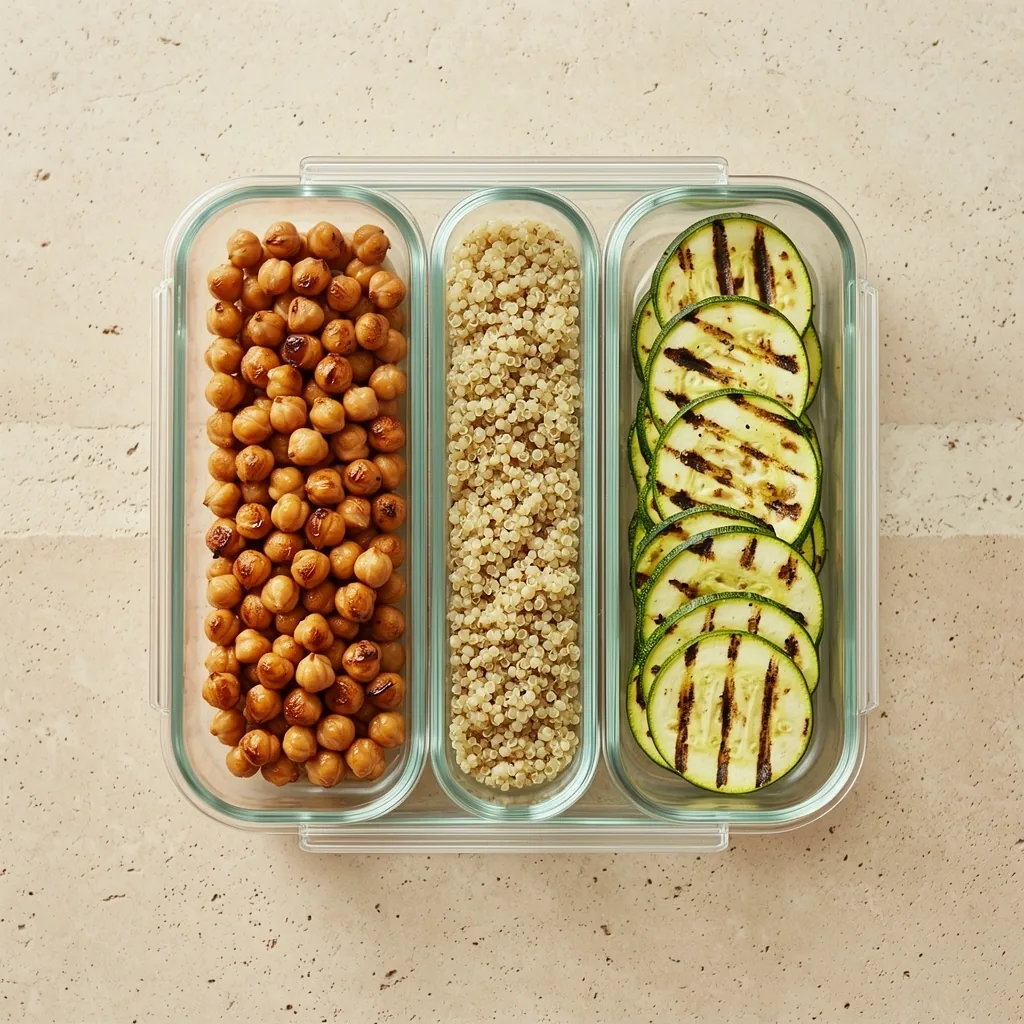 Organized nutritional meal prep